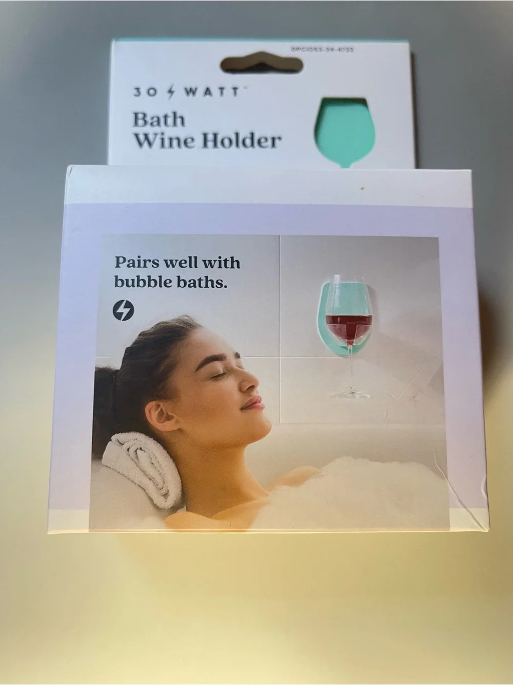 Bath Wine Holder in Mint Green